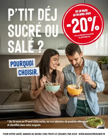 Alors, vous êtes plutôt petit déjeuner sucré ou salé ?