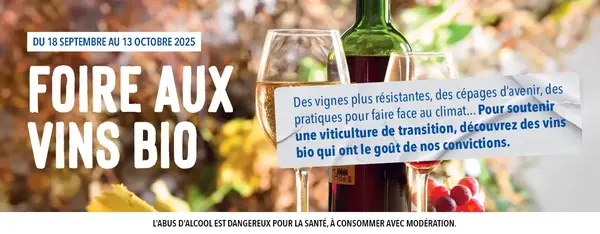 Foire aux vins bio : bon de commande et catalogue disponible ! 