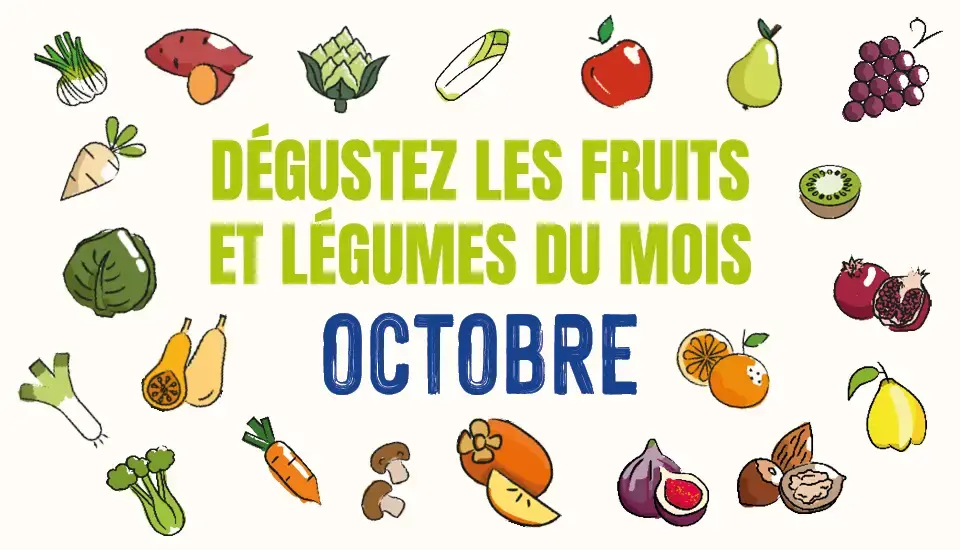 Calendrier de saisonnalité d'octobre 2025